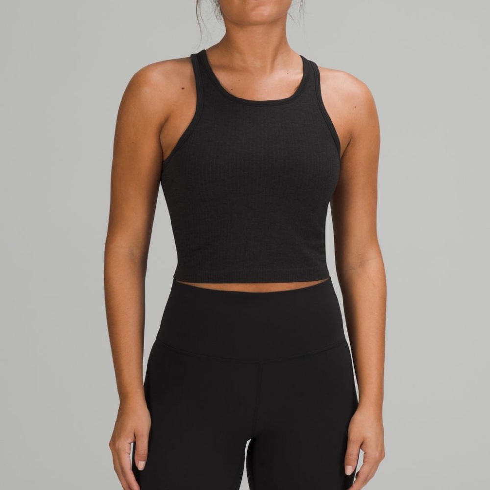 Lululemon - Ebb to Street Racerback Cropped Tank size 6 NWOT